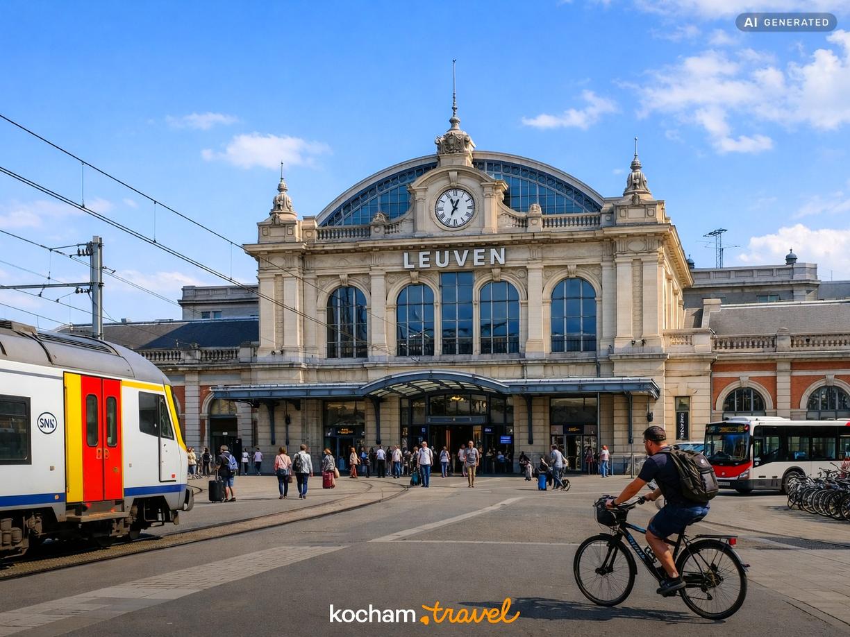 Transport – jak dotrzeć i poruszać się po mieście w Leuven