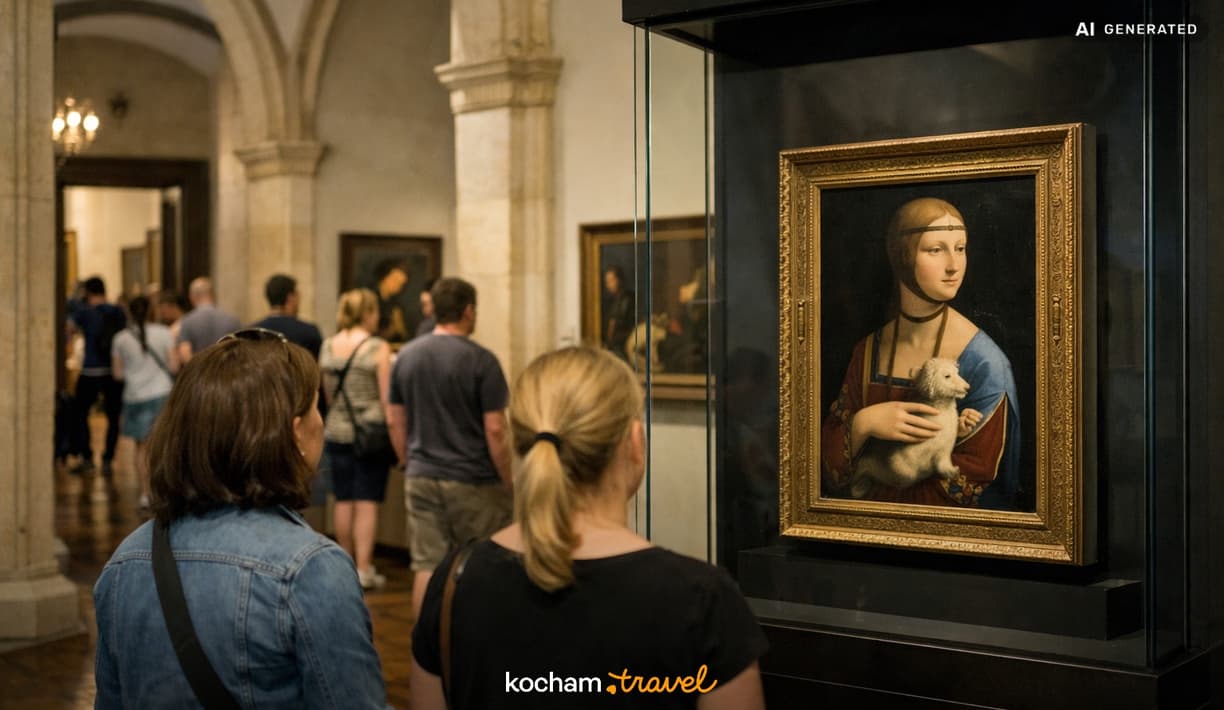 Ilustracja do tematu: Muzeum Książąt Czartoryskich: jak zaplanować wizytę i zobaczyć słynną Damę z gronostajem?