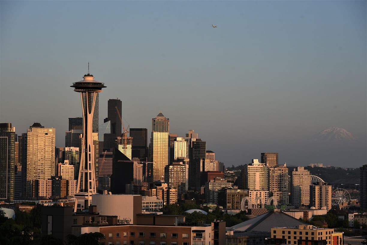 Widok na Seattle