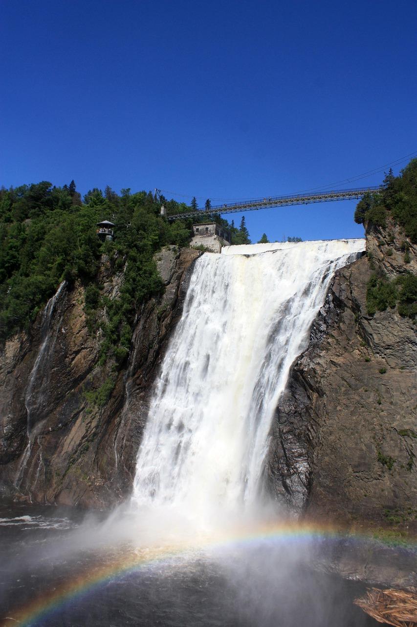 Wodospad Montmorency w Quebec