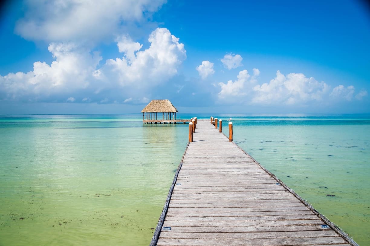 Piękna plaża na Isla Mujeres
