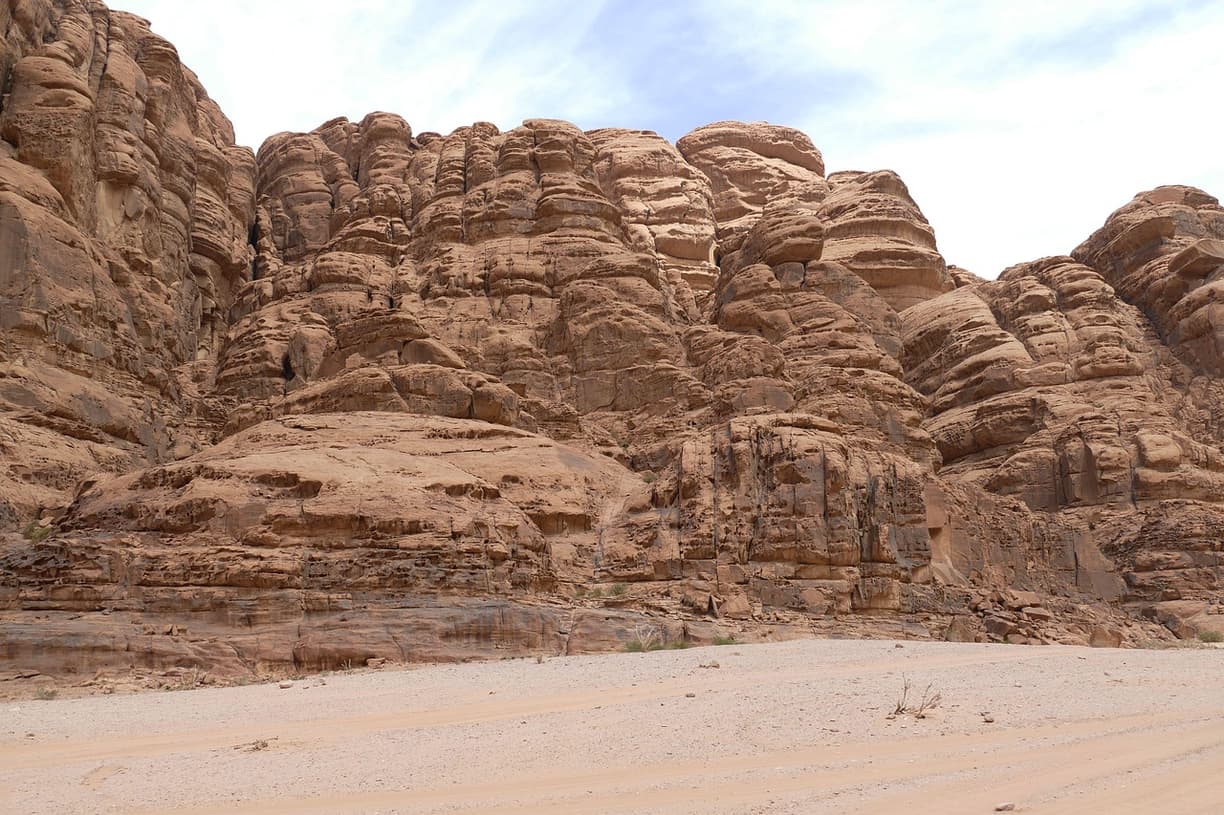 Widok na Kanion Abu Chaszaba w Wadi Rum