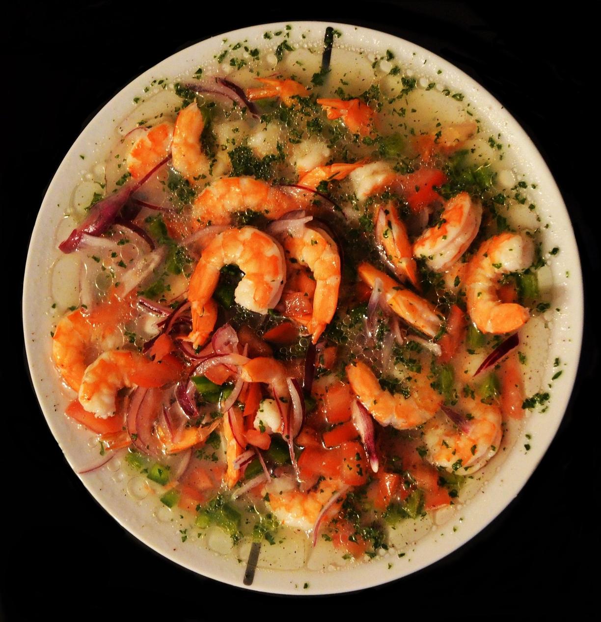 Traditional ceviche