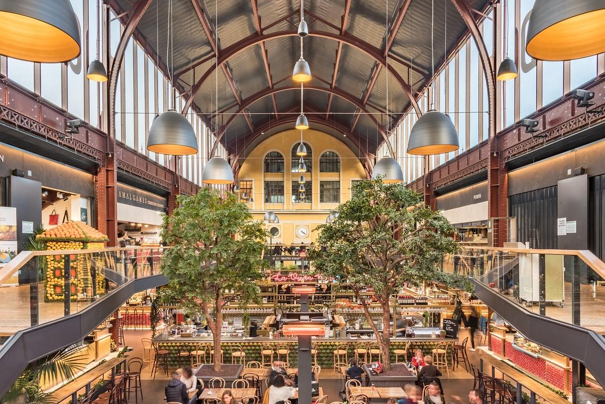 View of Kingston Public Market with local products