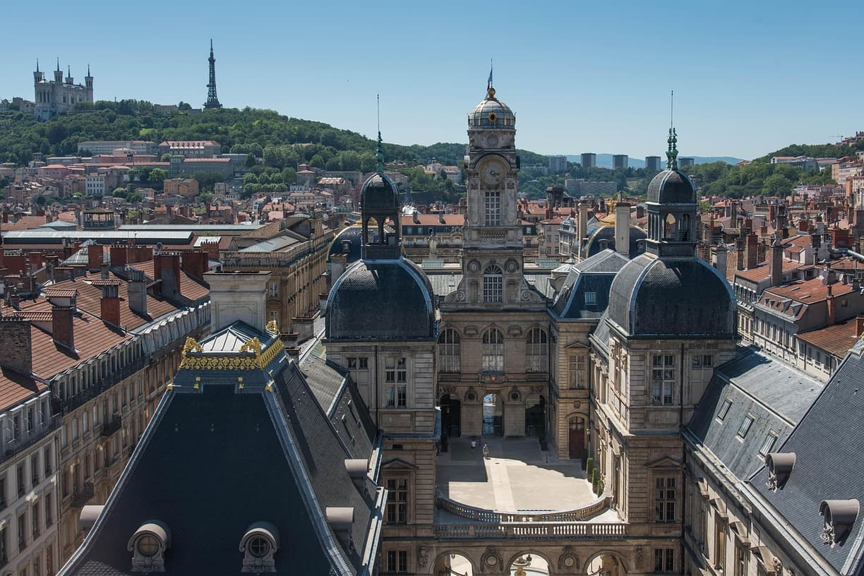 Bazylika Notre-Dame de Fourvière na wzgórzu Fourvière