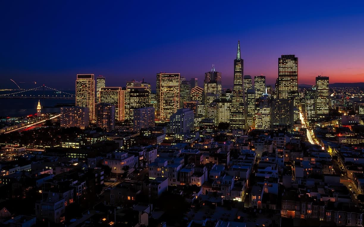Widok na Transamerica Pyramid
