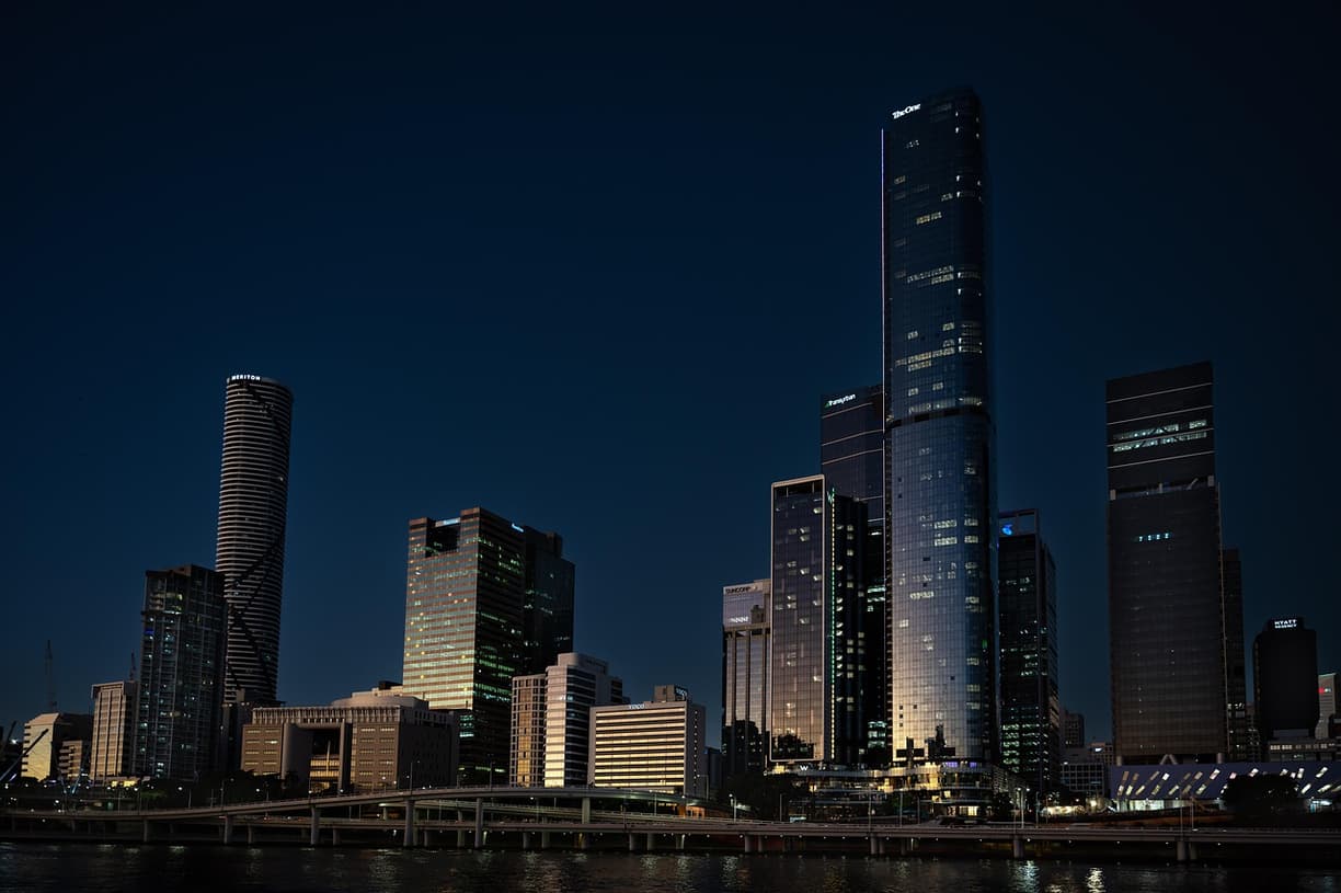 Miasto Brisbane i południowy brzeg