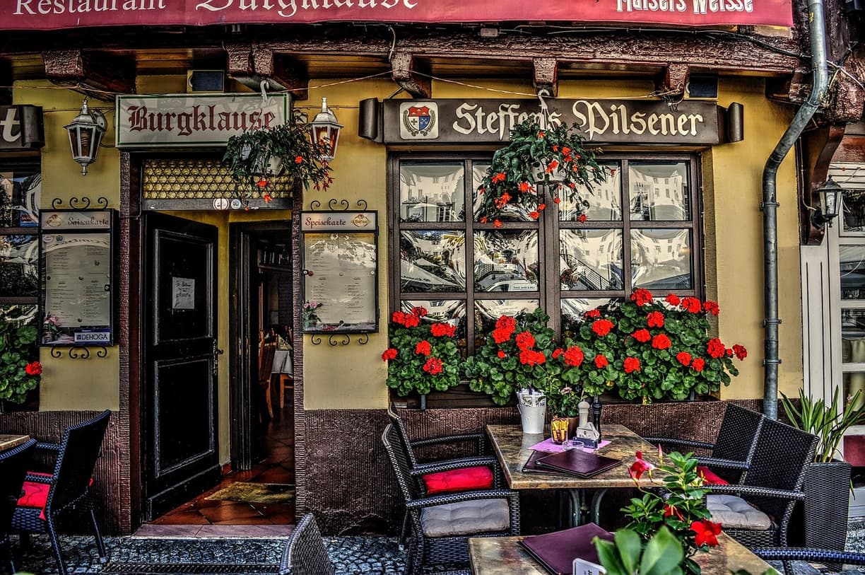 Widok z wieży katedry w Linz