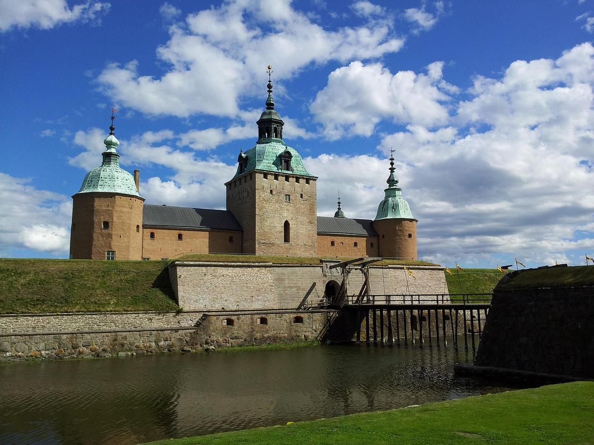 Widok na Zamek Kalmar