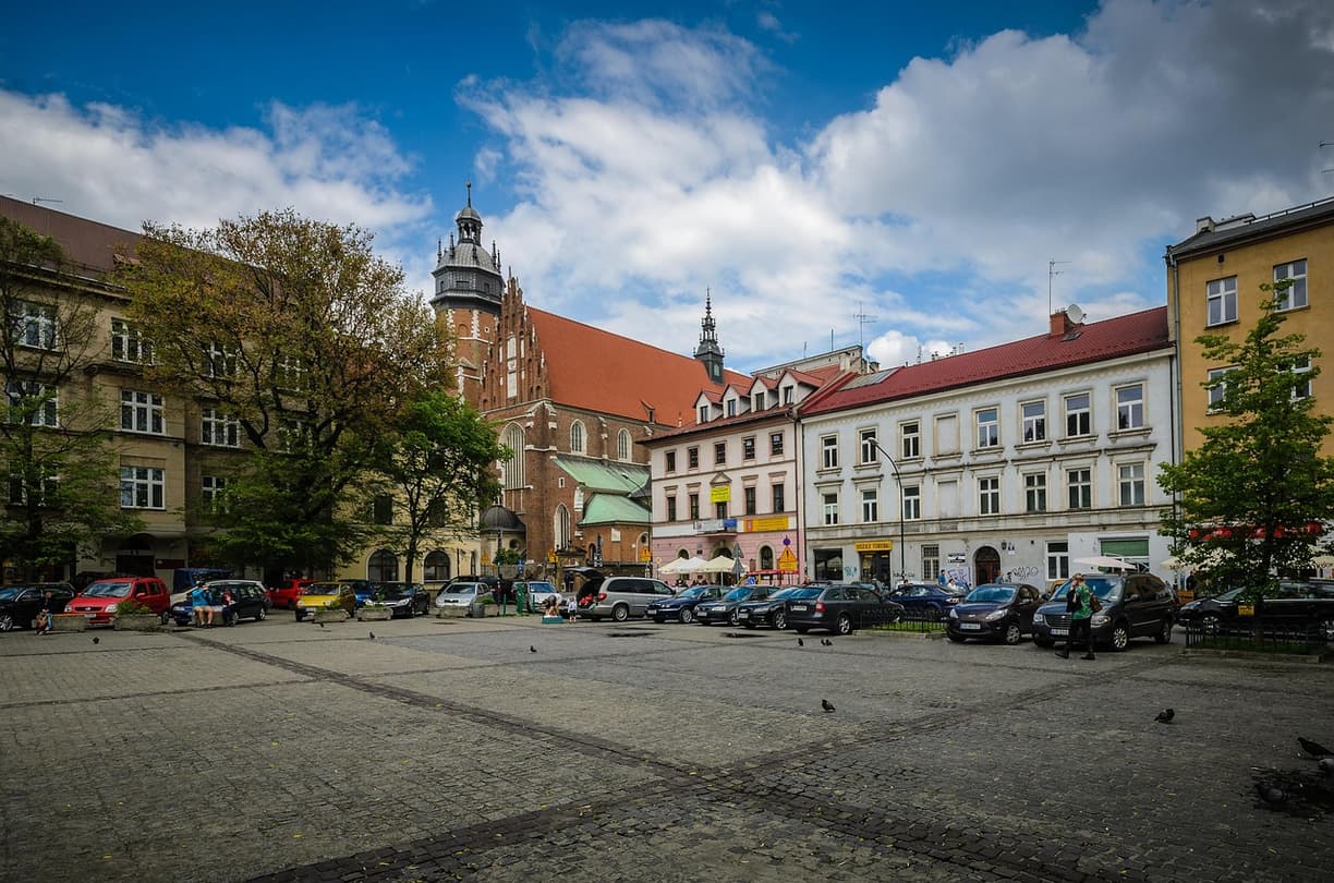 Ulice Kazimierza z artystycznym klimatem