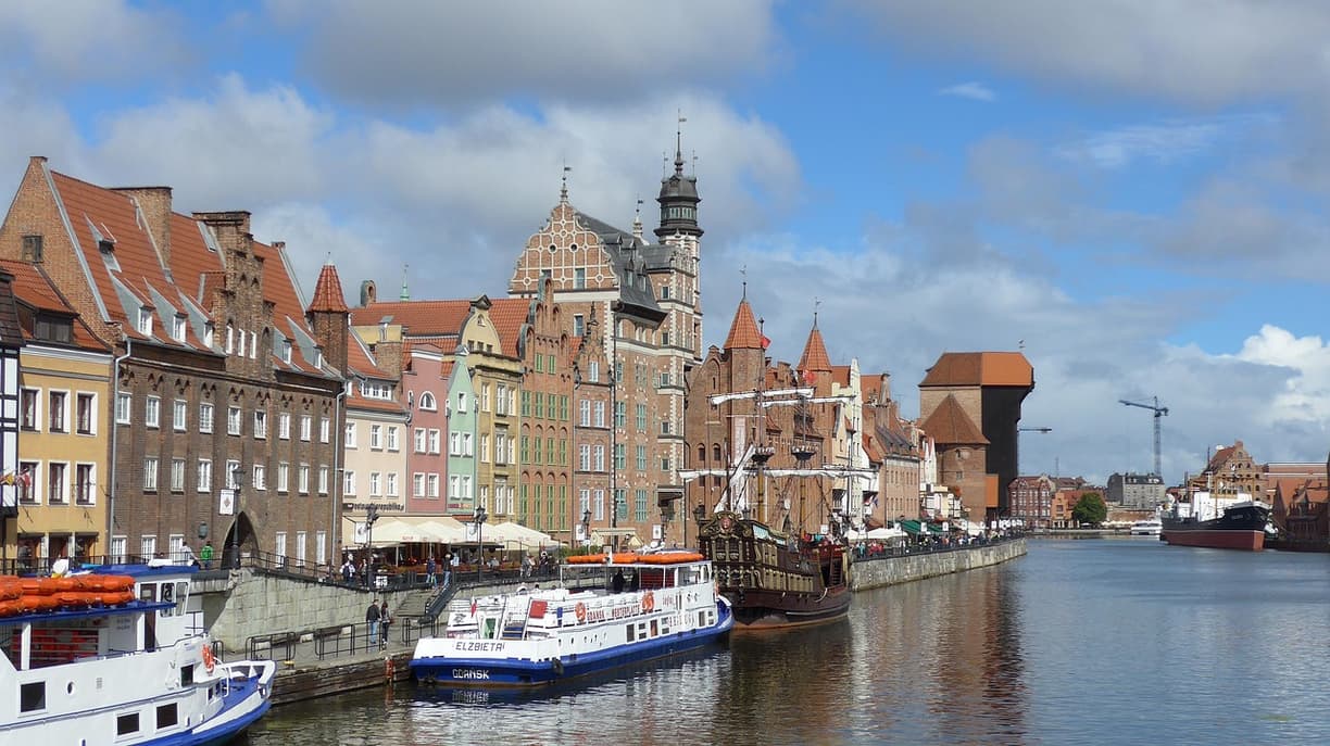 Gdańsk: piękne widoki na miasto