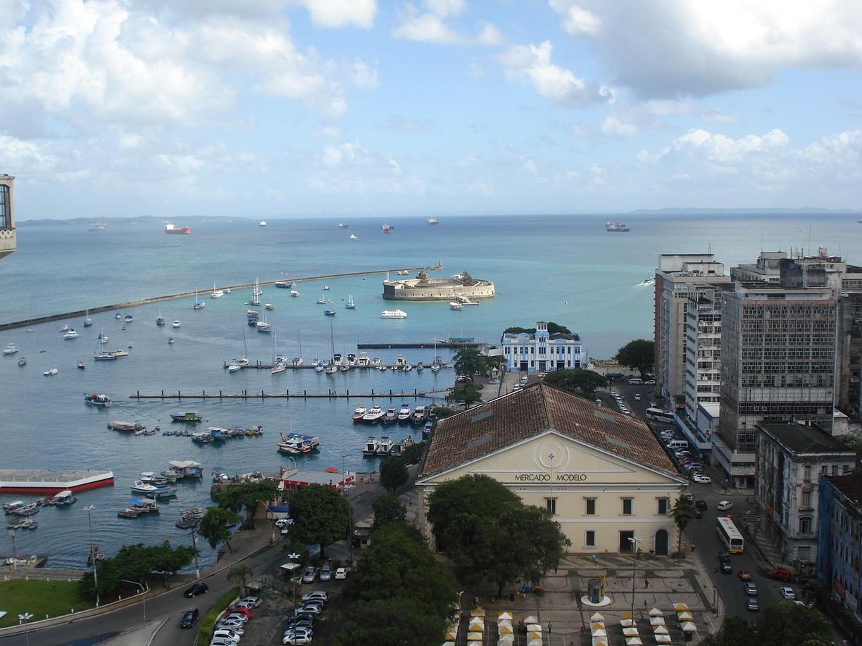 Kolorowe uliczki w Pelourinho, Salvador de Bahia