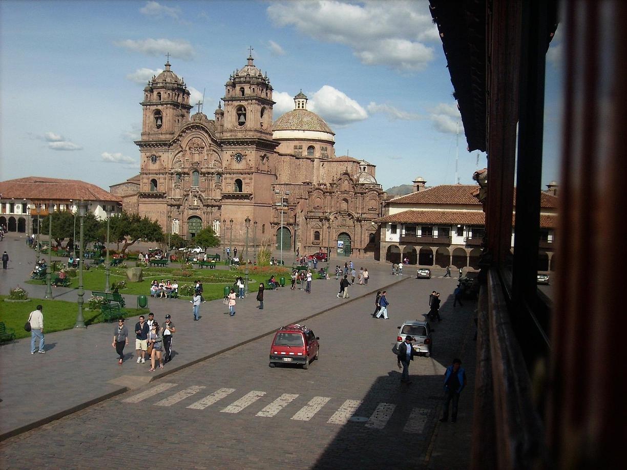 Widok na Plaza de Armas w Arequipie