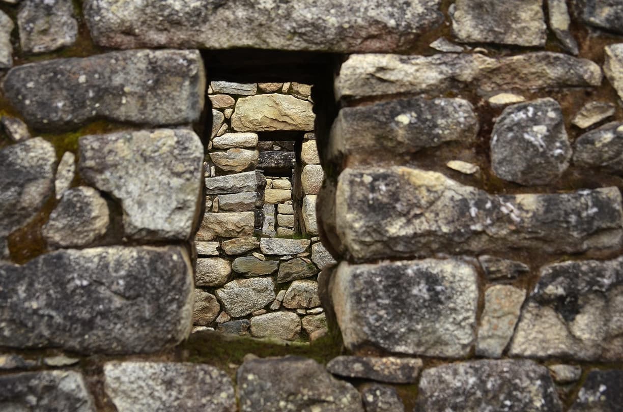 Ruiny Machu Picchu z widokiem na góry