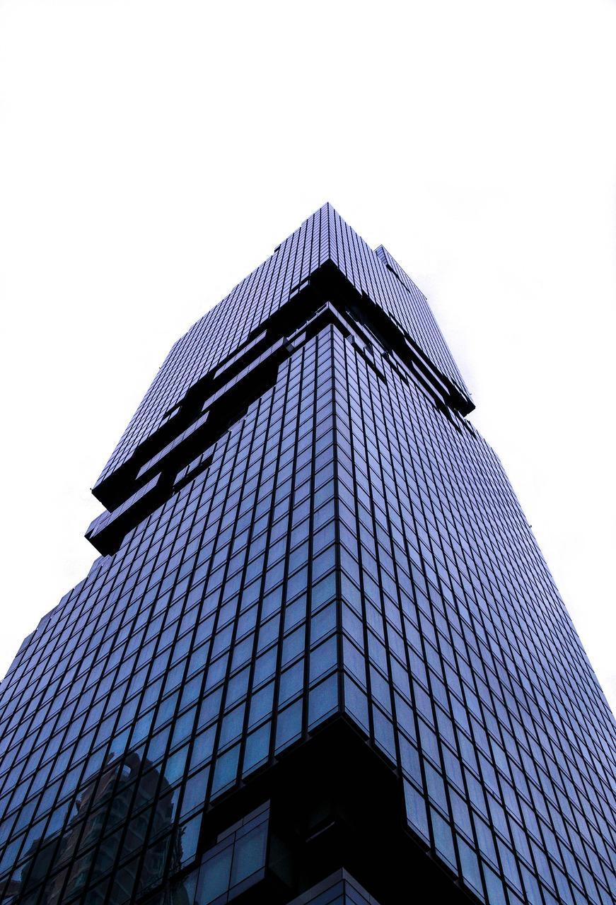Widok z windy Mahanakhon SkyWalk