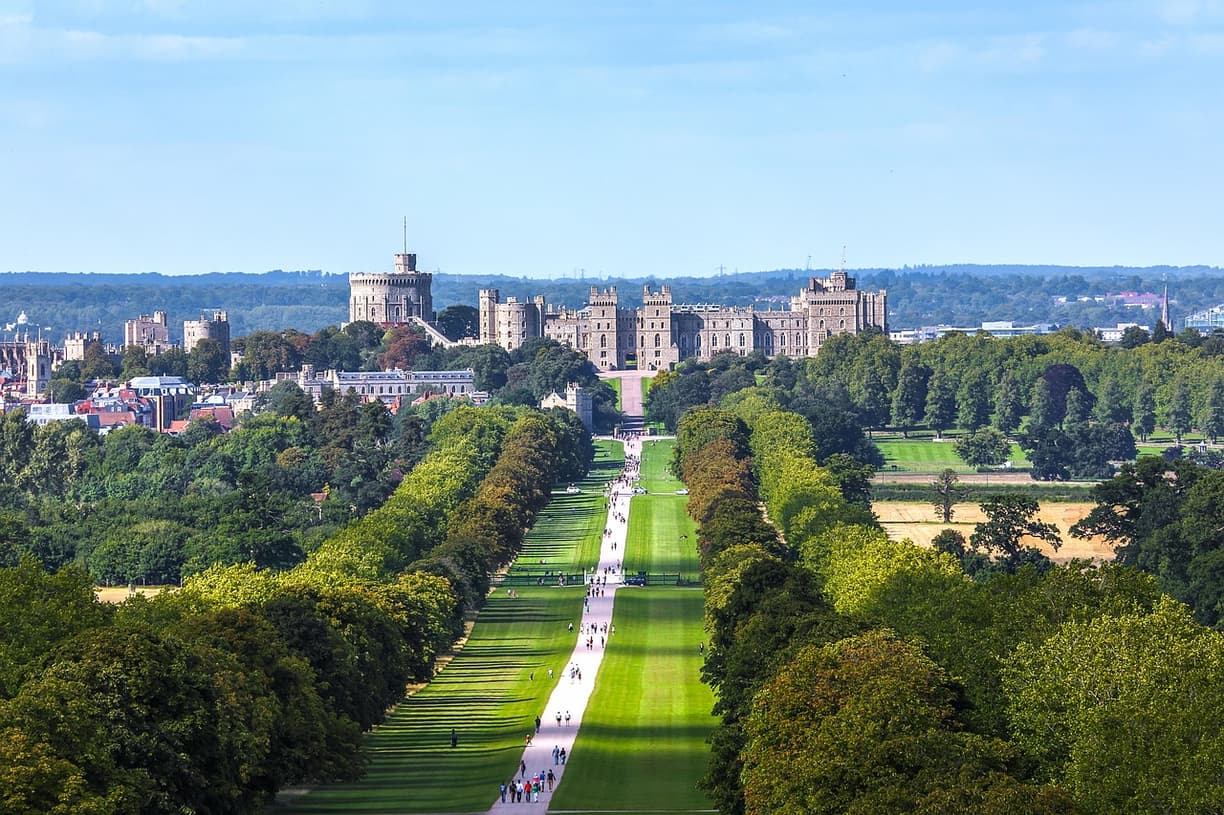 Widok na Zamek Windsor