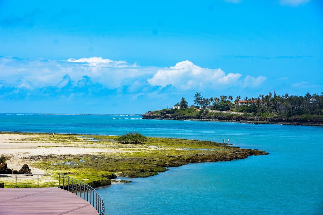 Krajobraz Kenii na drodze do Watamu