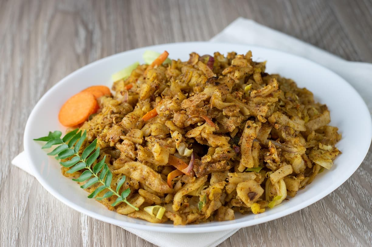 Frytki Kottu z Mirissa