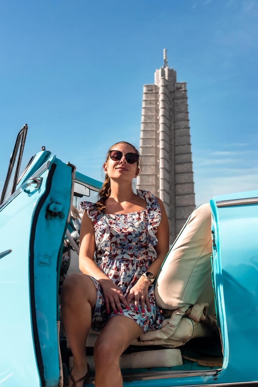 Pohybana plaża i niebieska woda - Varadero