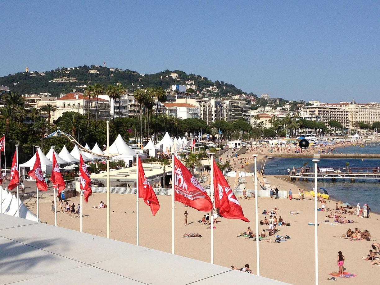 Plaża w Cannes
