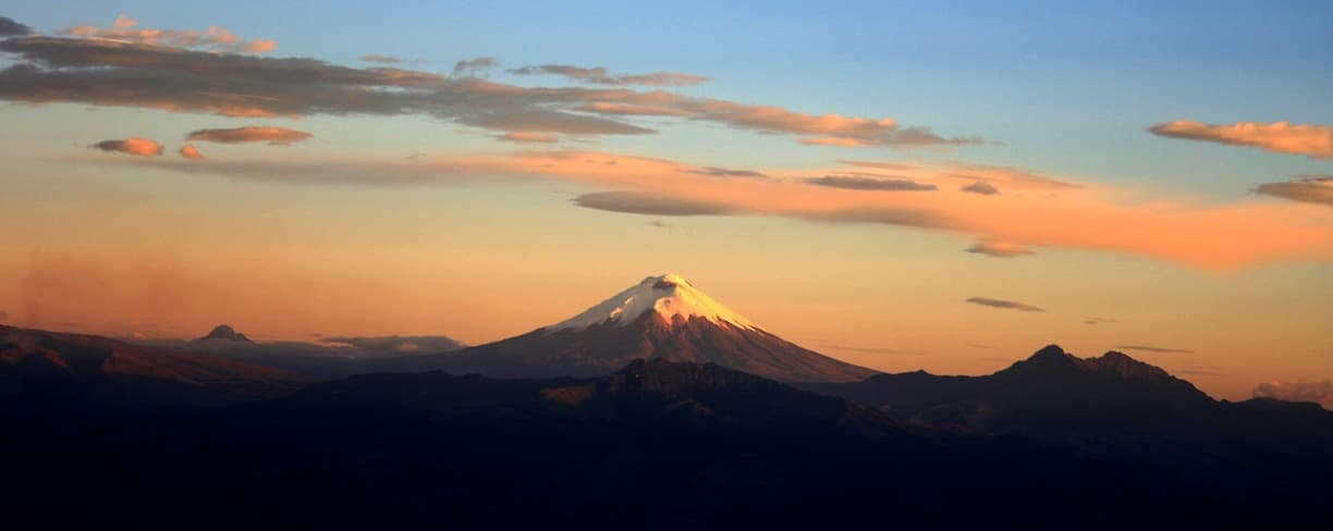 Wulkan Cotopaxi w Ekwadorze