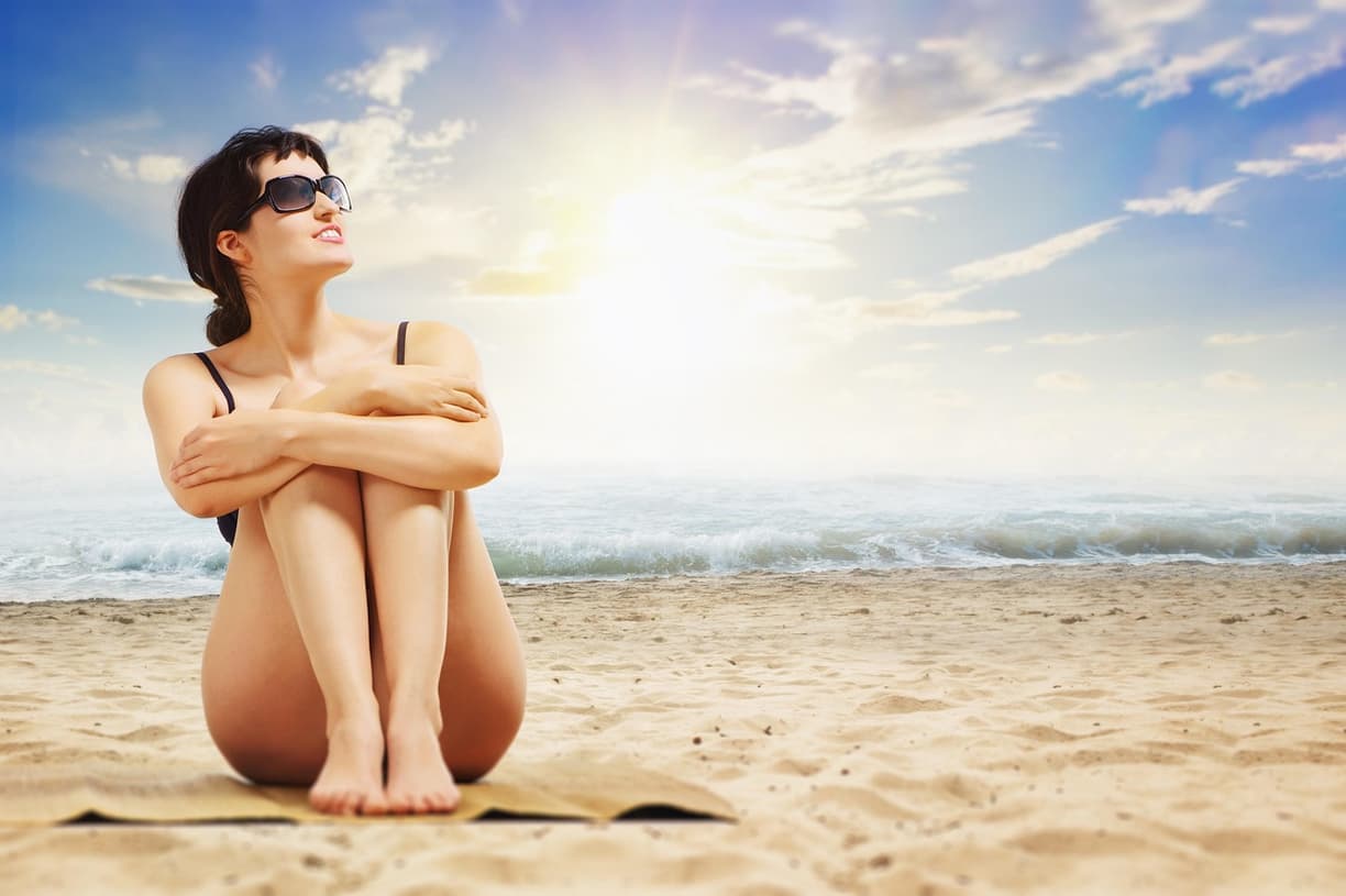 Plaża w Splicie latem