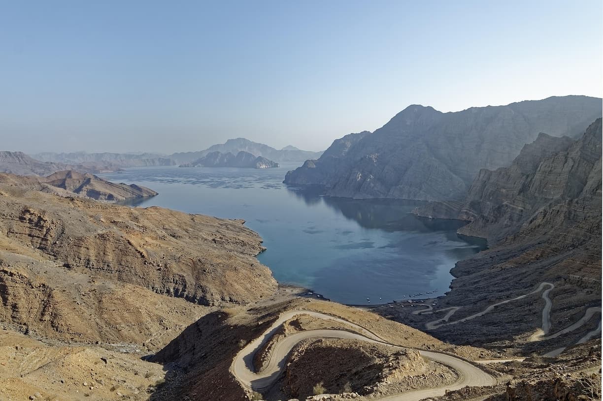 Widok na plaże Khor Fakkan
