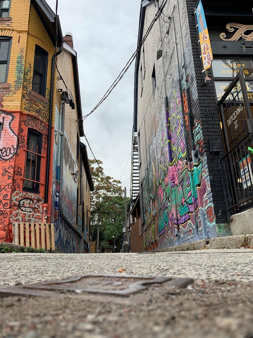 Uliczki Kensington Market pełne jedzenia