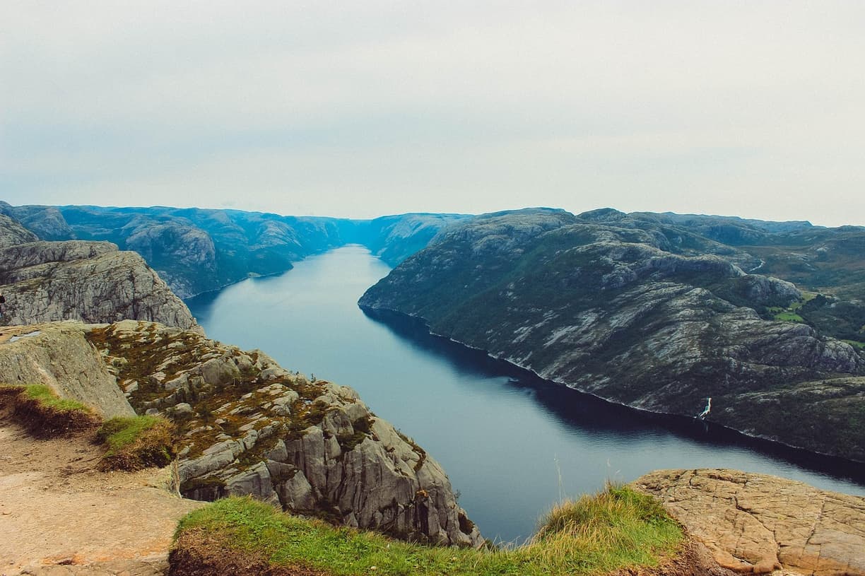Widok z Preikestolen