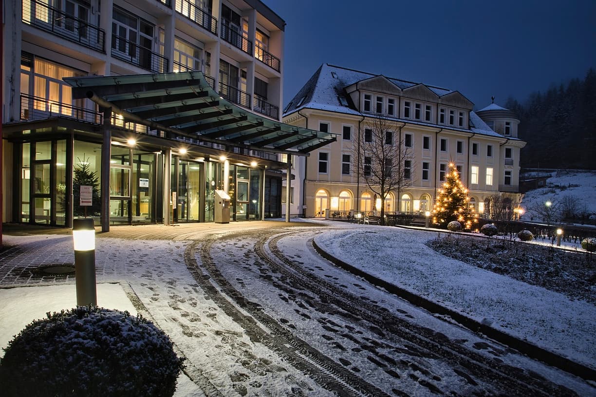 Widok na hotele w Cairns