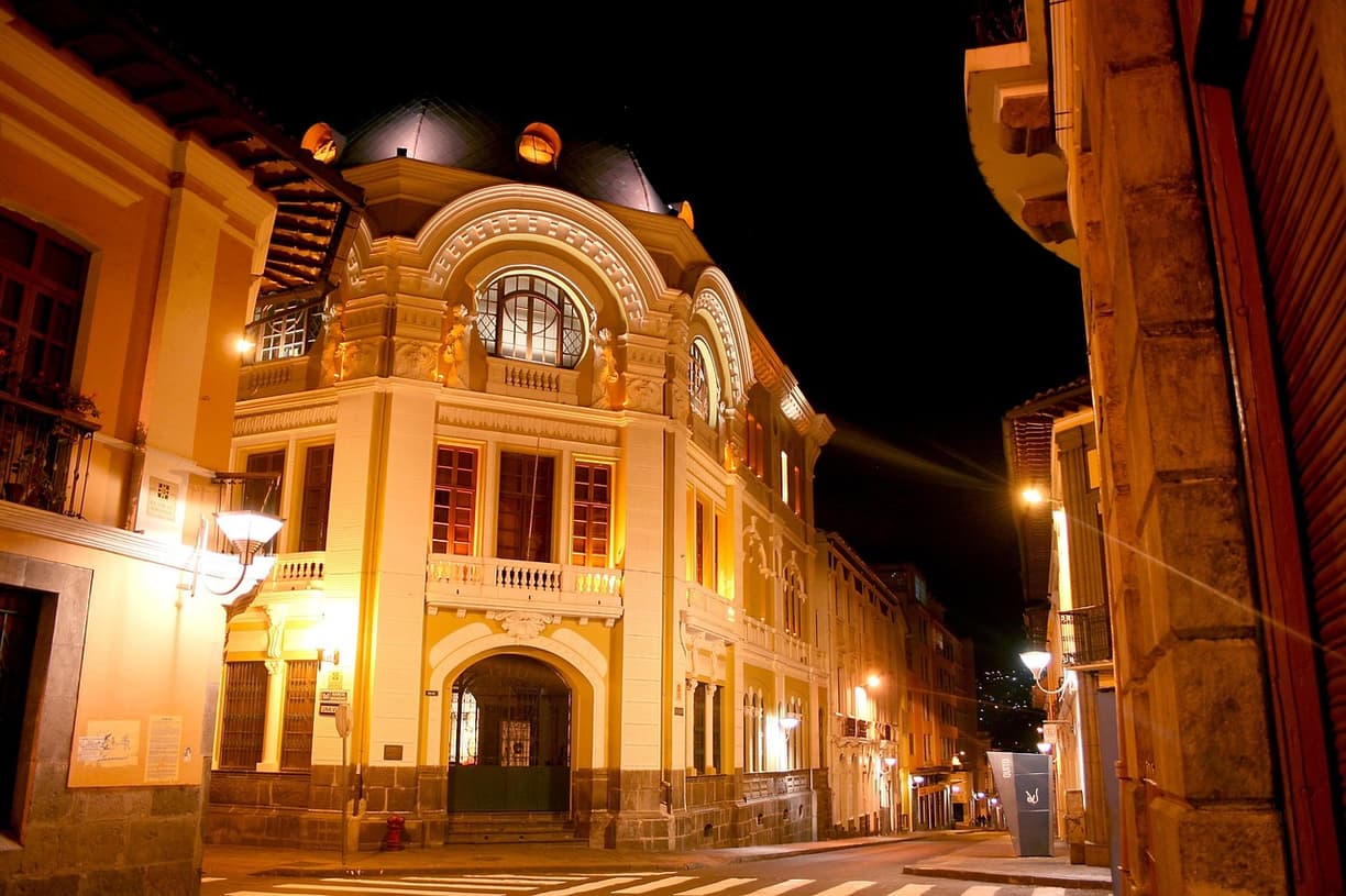 Zabytkowa architektura w Centro Histórico Quito