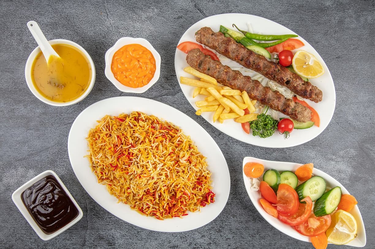 Wyświetlenie lokalnego jedzenia street food w Agadirze