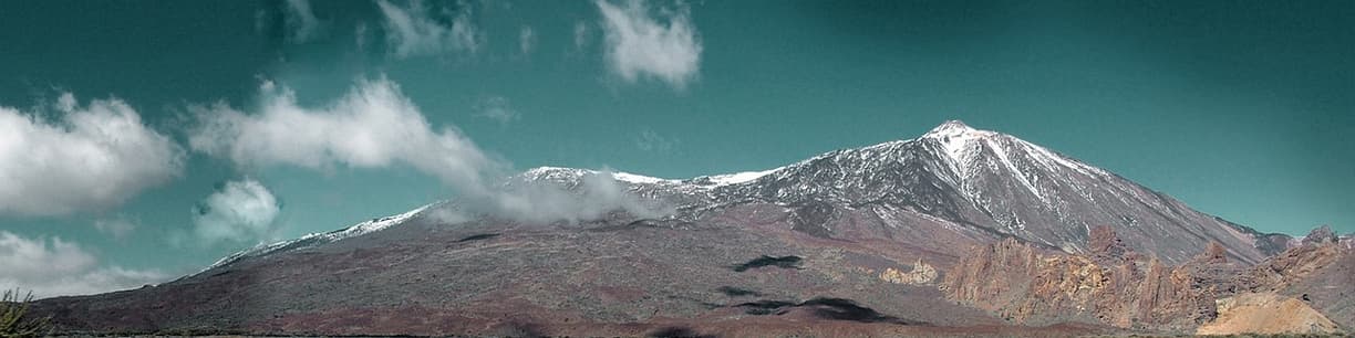 Panoramiczny widok z Mirador del Teide