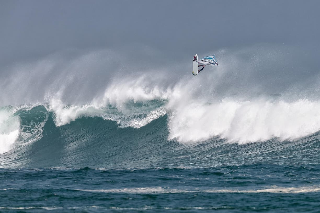 Windsurfing na Blue Bay