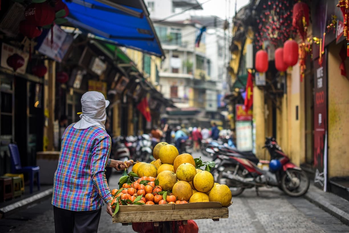 Ruch uliczny w Hanoi